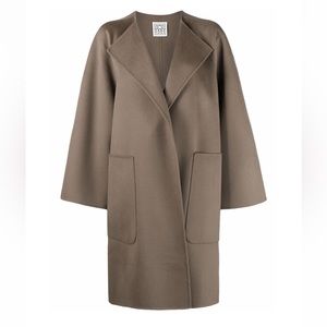 Totême Doublé Wool Oversized Cape Coat